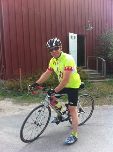David rode over 60 km that day....thanks David!
